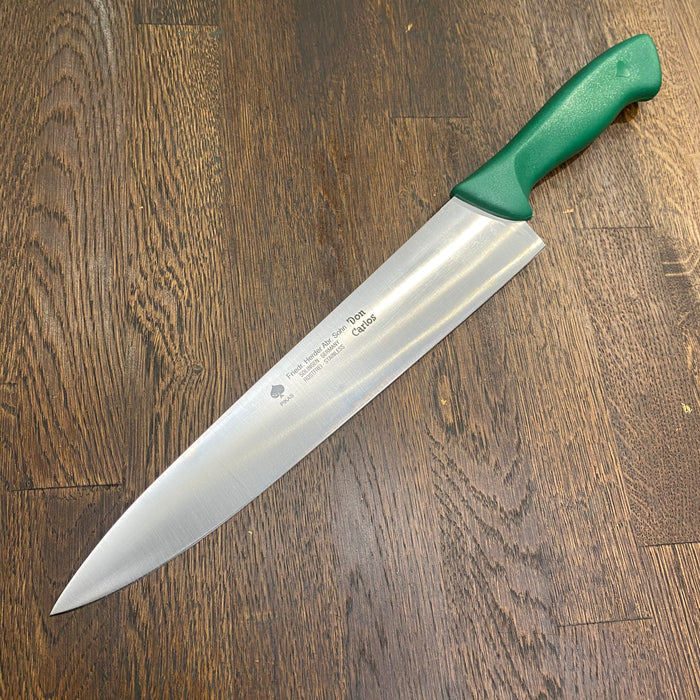 Friedr Herder Don Carlos 10.25” Narrow Chef Knife Stainless Green