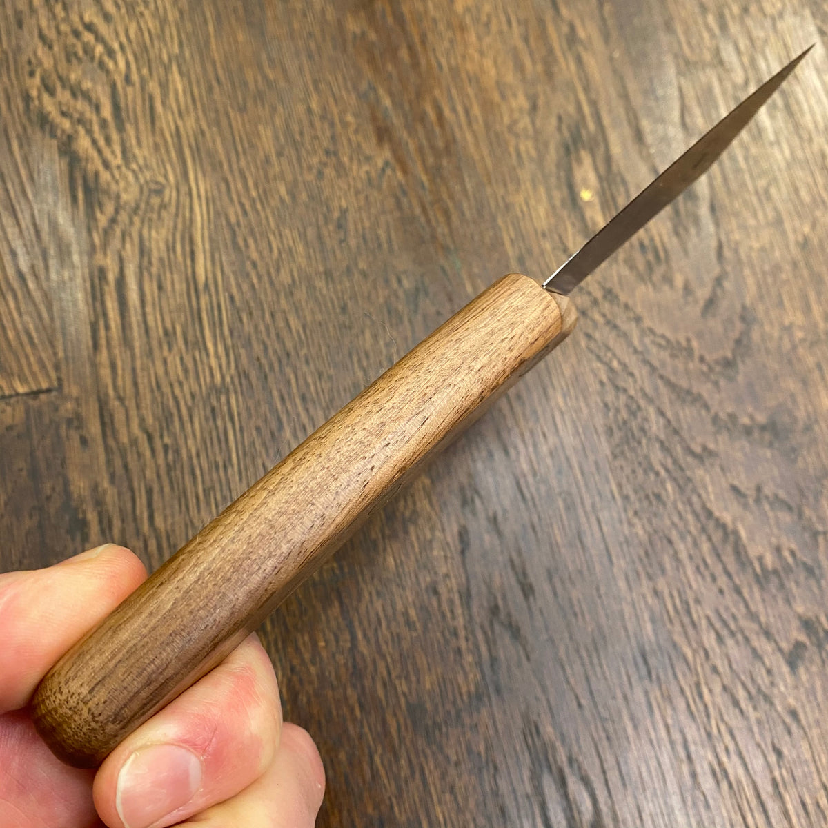 Friedr Herder 3” Clip Point Paring Knife Carbon Steel Walnut