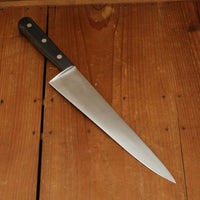 J A Henckels 10" Chef Knife Carbon Steel Solingen 1950's Era