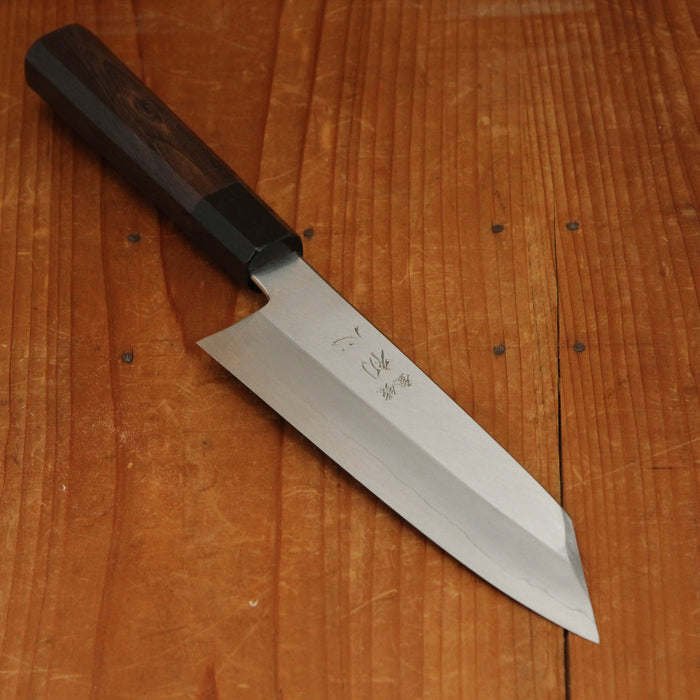 Hatsukokuro Nakagawa 180mm Bunka Ginsanko Ebony Handle