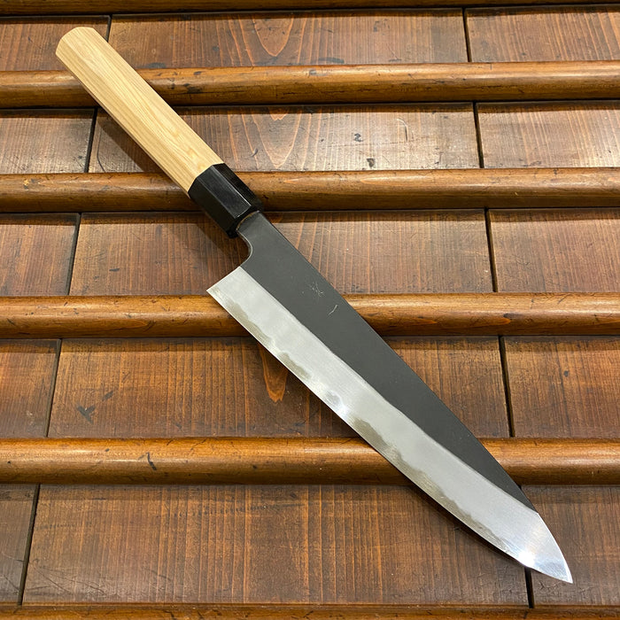 Hitohira Tanaka Kyuzo 210mm Gyuto Aogami 1 Yakisugi Cedar