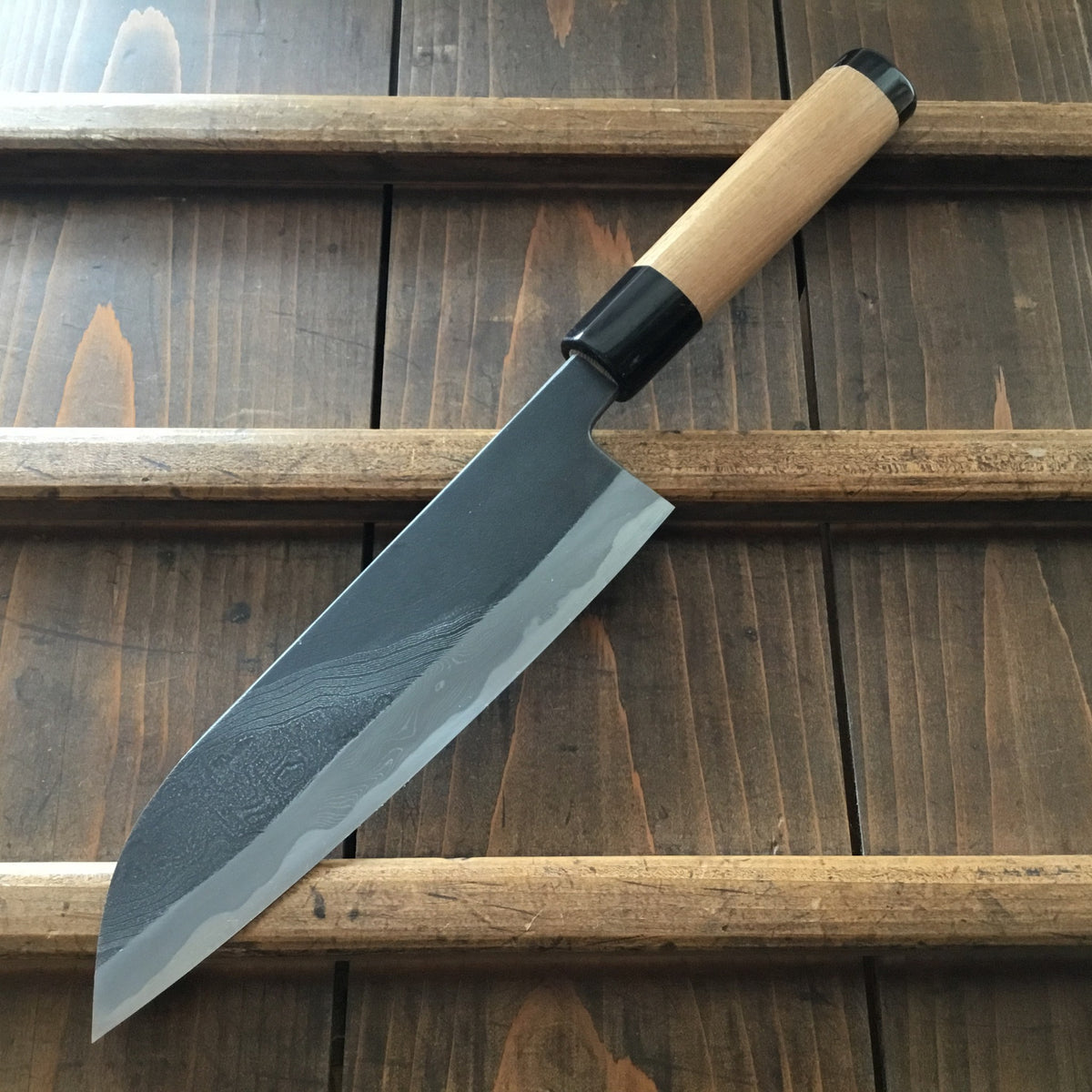 Tsukasa Hinoura 'River Jump' 180mm Wa-Santoku Enju Handle