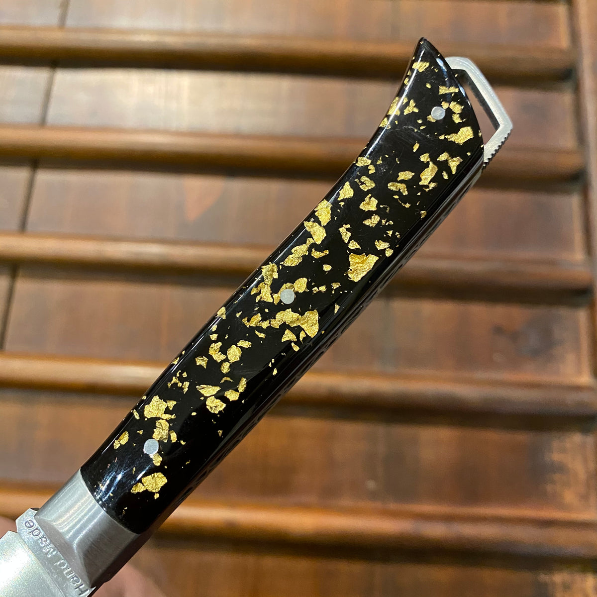 Fontenille Pataud Saint Bernard 11cm Pocket Knife Feuille d'Or Lockback