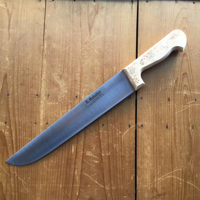 K Sabatier 12" / 30cm Boucher Carbon Steel Beech Handle