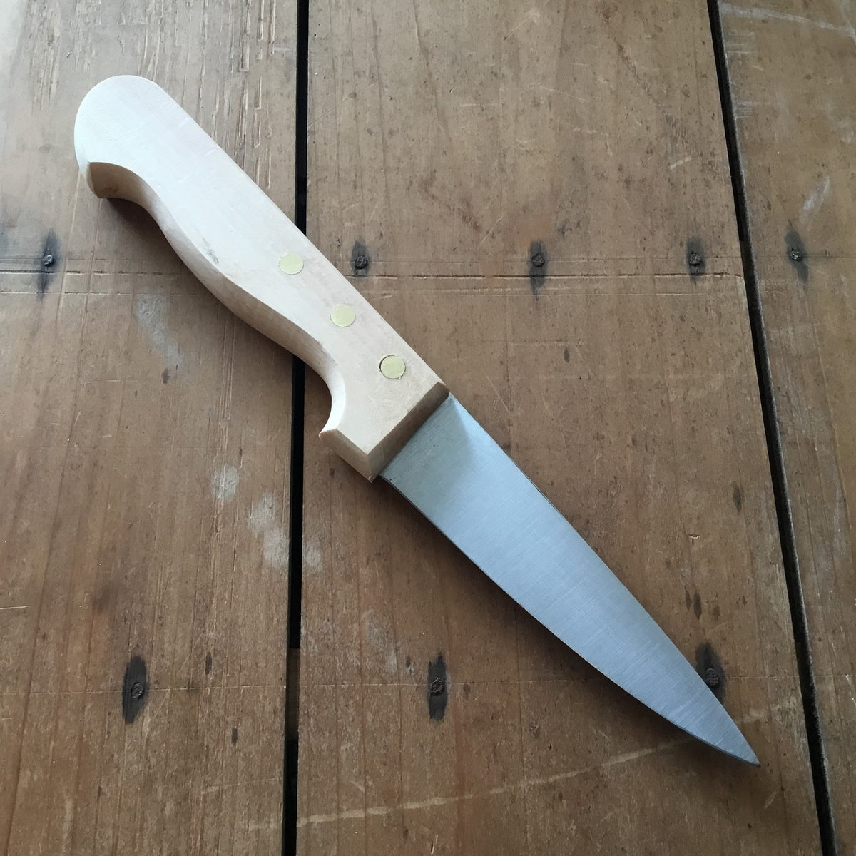K Sabatier Saigner 4.25" / 11cm Butcher Knife Carbon Steel Beech
