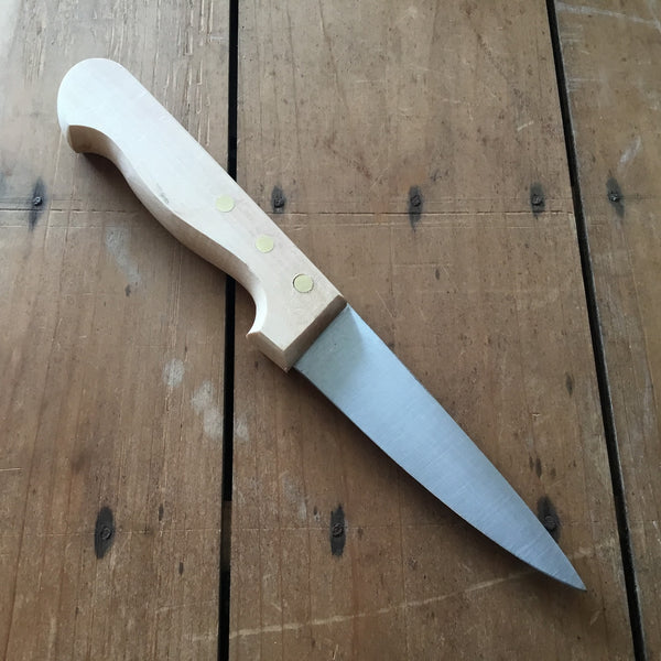 K Sabatier Saigner 4.25" / 11cm Butcher Knife Carbon Steel Beech