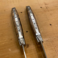 Fontenille Pataud Laguiole Carving Set Walnut