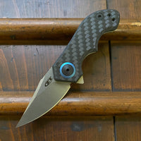 Zero Tolerance 0022 Galyean KVT Ceramic Blast - Flipper Liner Lock