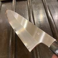 Hitohira Togashi 240mm Gyuto Aogami 1 Macasser Ebony Dark Honey Horn