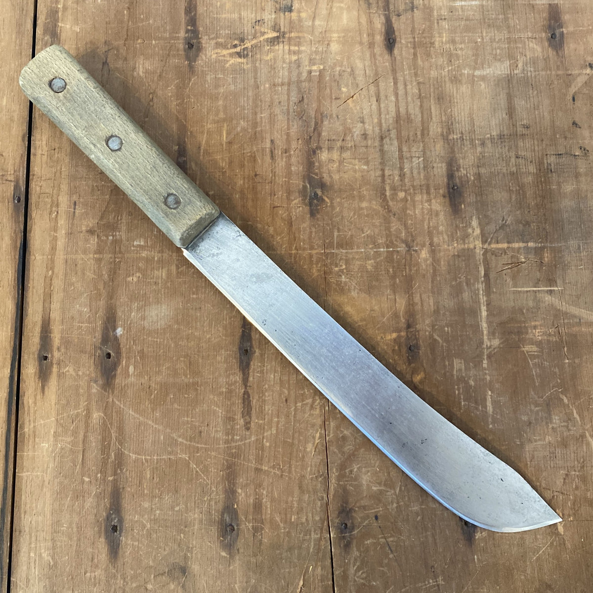 9.75" Bullnose Butcher Knife  USA 1930's-60's