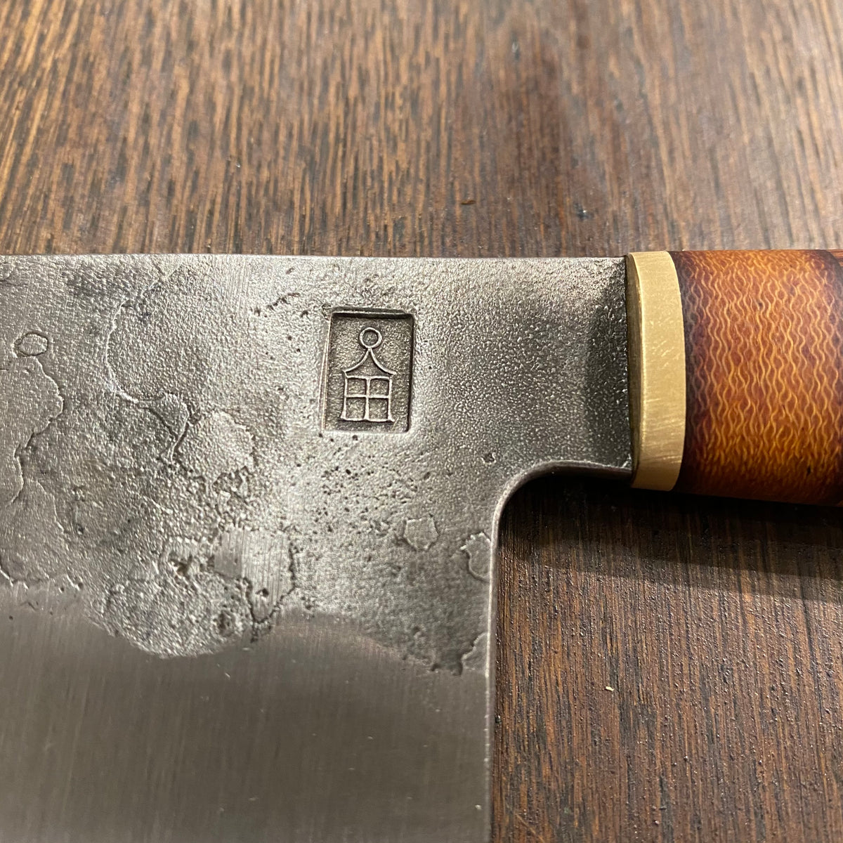 Astral Works 7.5” Chef Knife 52100 Carbon Steel Ironwood Oakland Ca.