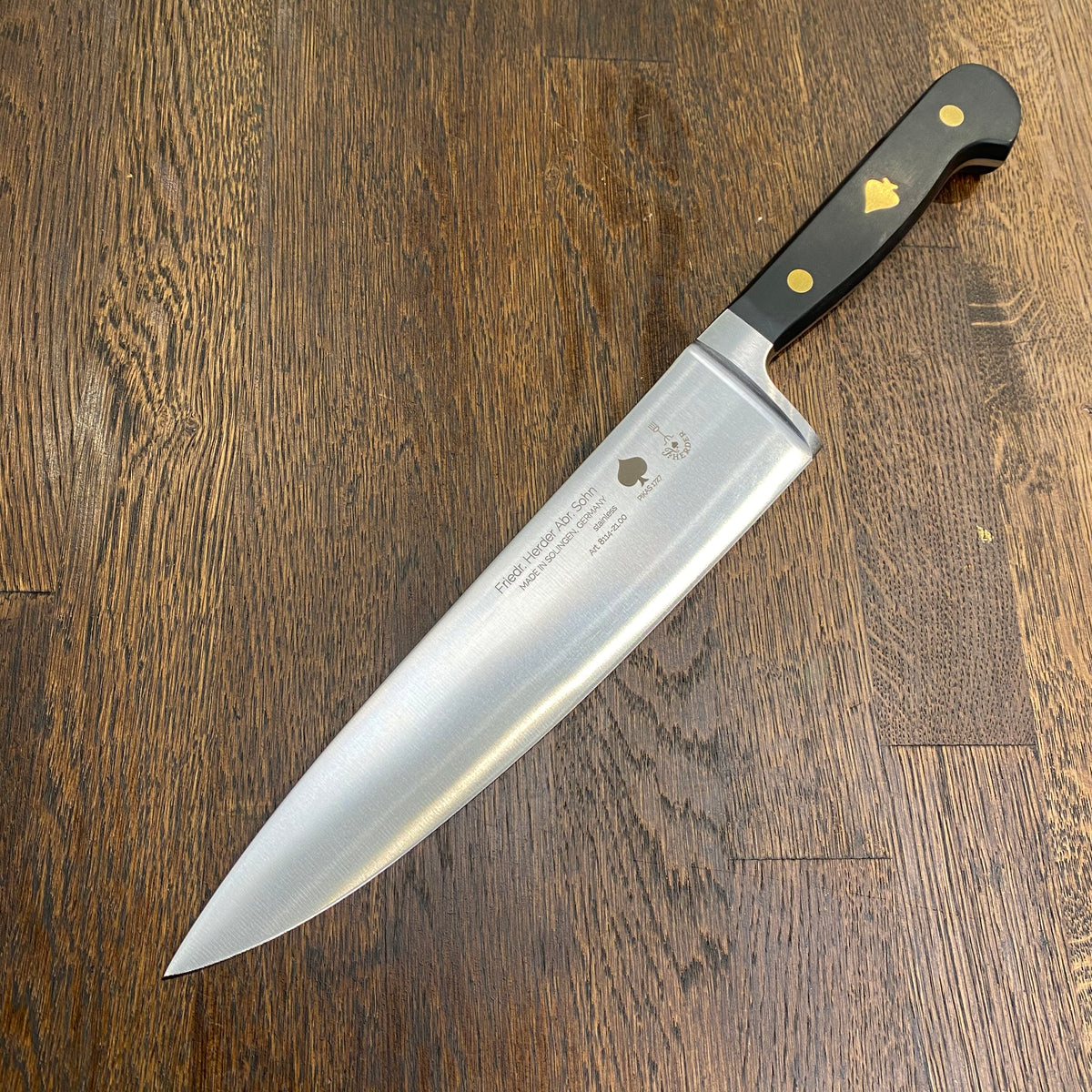 Friedr Herder 8” Chef Knife Forged Stainless POM