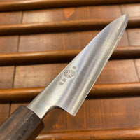 Takada no Hamono 150mm Petty Iron Clad Aogami 2 Tagayasan & Ebony Octagonal