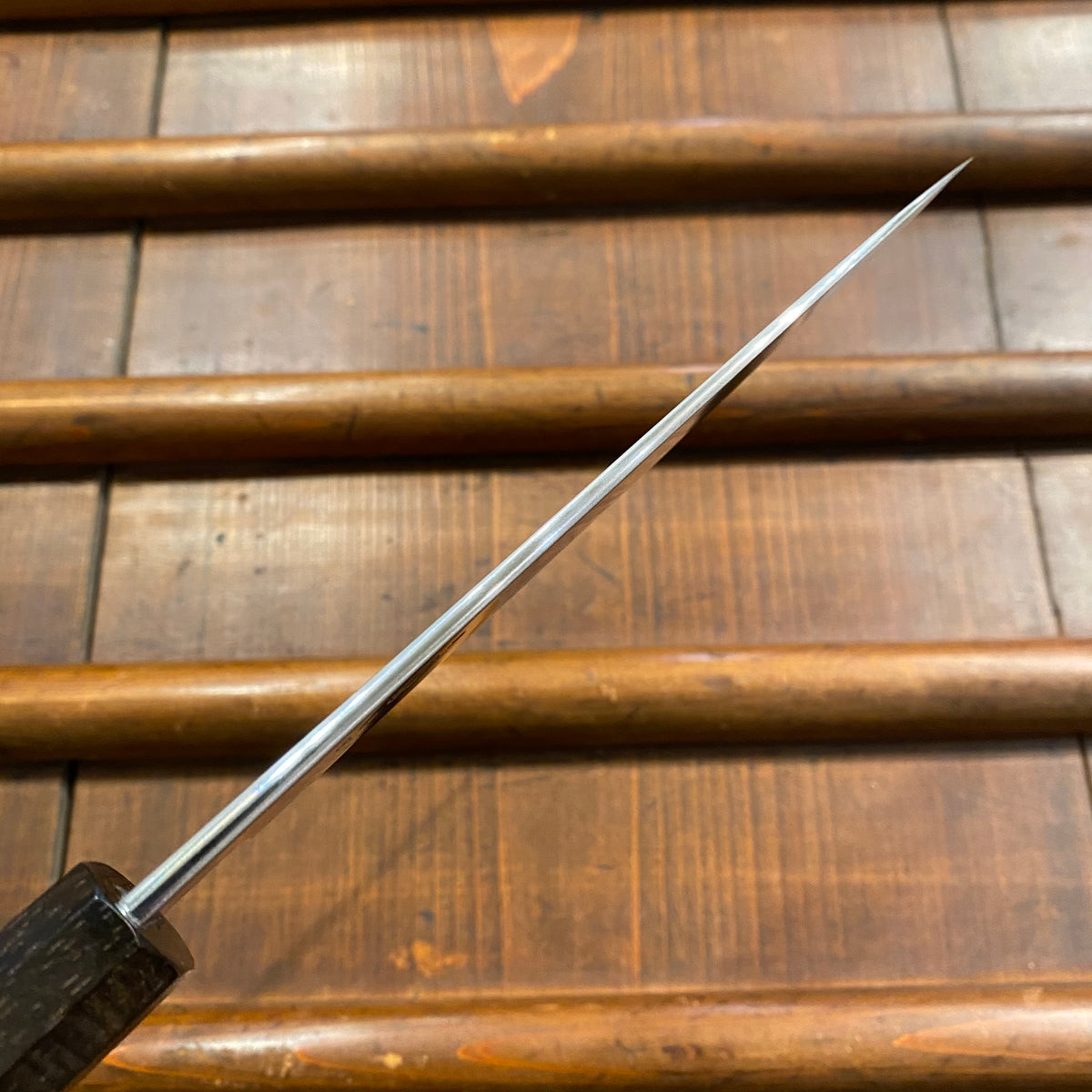 Takada no Hamono 150mm Petty Iron Clad Aogami 2 Tagayasan & Ebony Octagonal