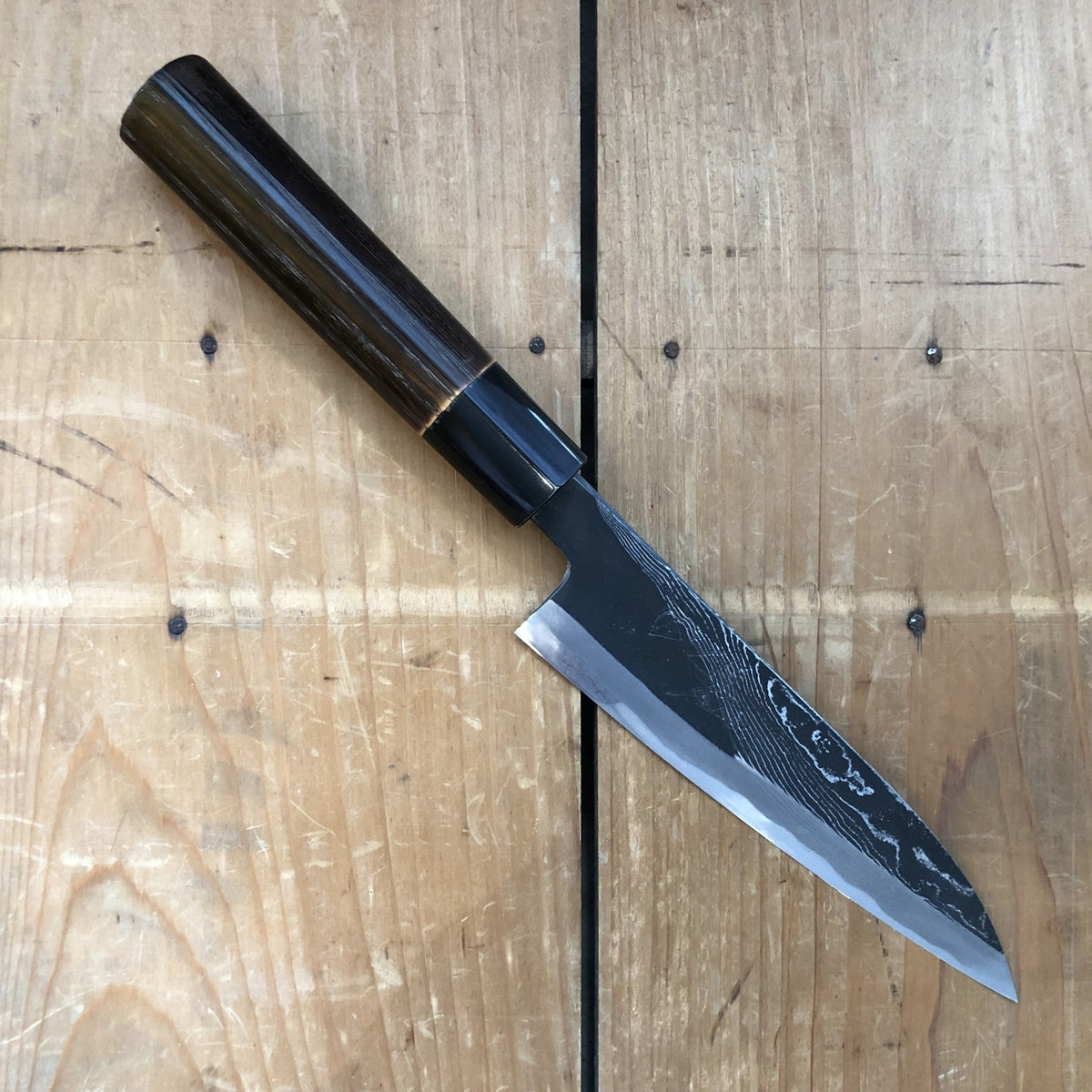 Tsukasa Hinoura 135mm Petty 'River Jump' Burnt Chestnut