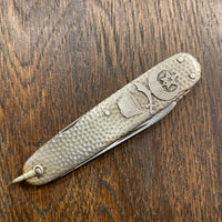 Adolf Blaich SF 2 7/8” Lobster Pen Knife Shriners Nickel Hafts 1895-1906
