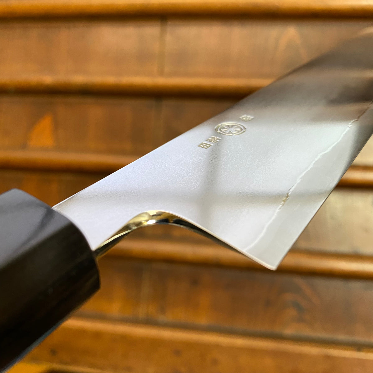 Takada no Hamono 330mm Sujihiki Ginsanko Stainless Suiboku Finish Octagonal Rosewood Handle