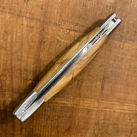 Fontenille Pataud Laguiole Picnic 12cm Pocket Knife Olive with Corkscrew