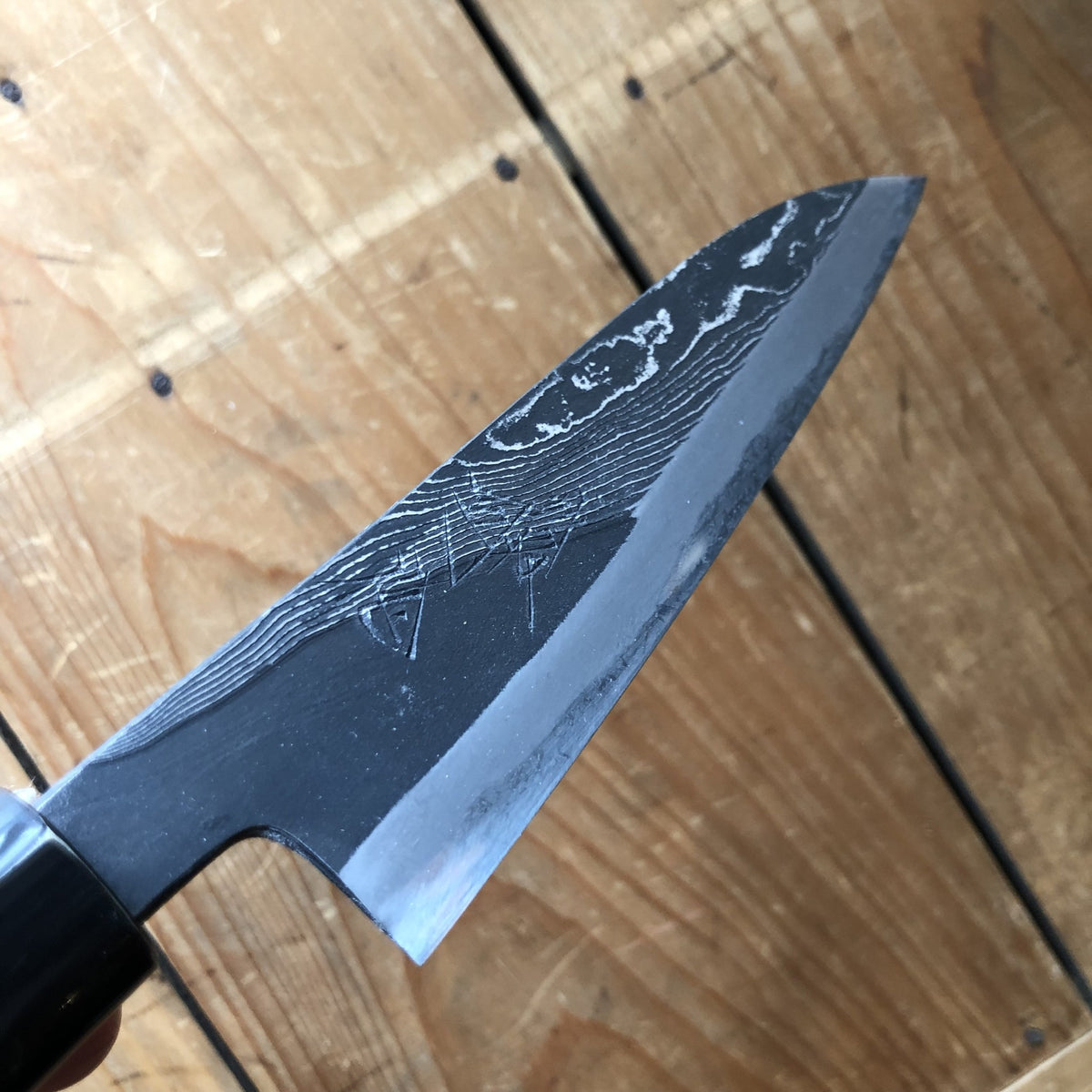 Tsukasa Hinoura 135mm Petty 'River Jump' Burnt Chestnut