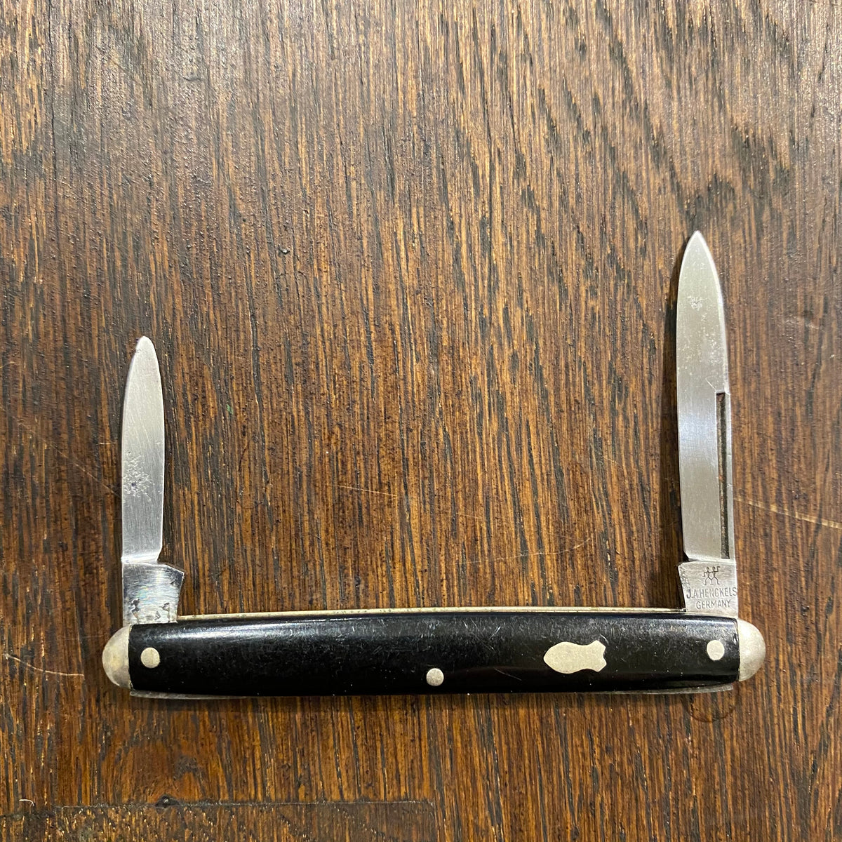 J A Henckels 2 3/4" Pen Knife Carbon Steel Solingen 1950's-60's