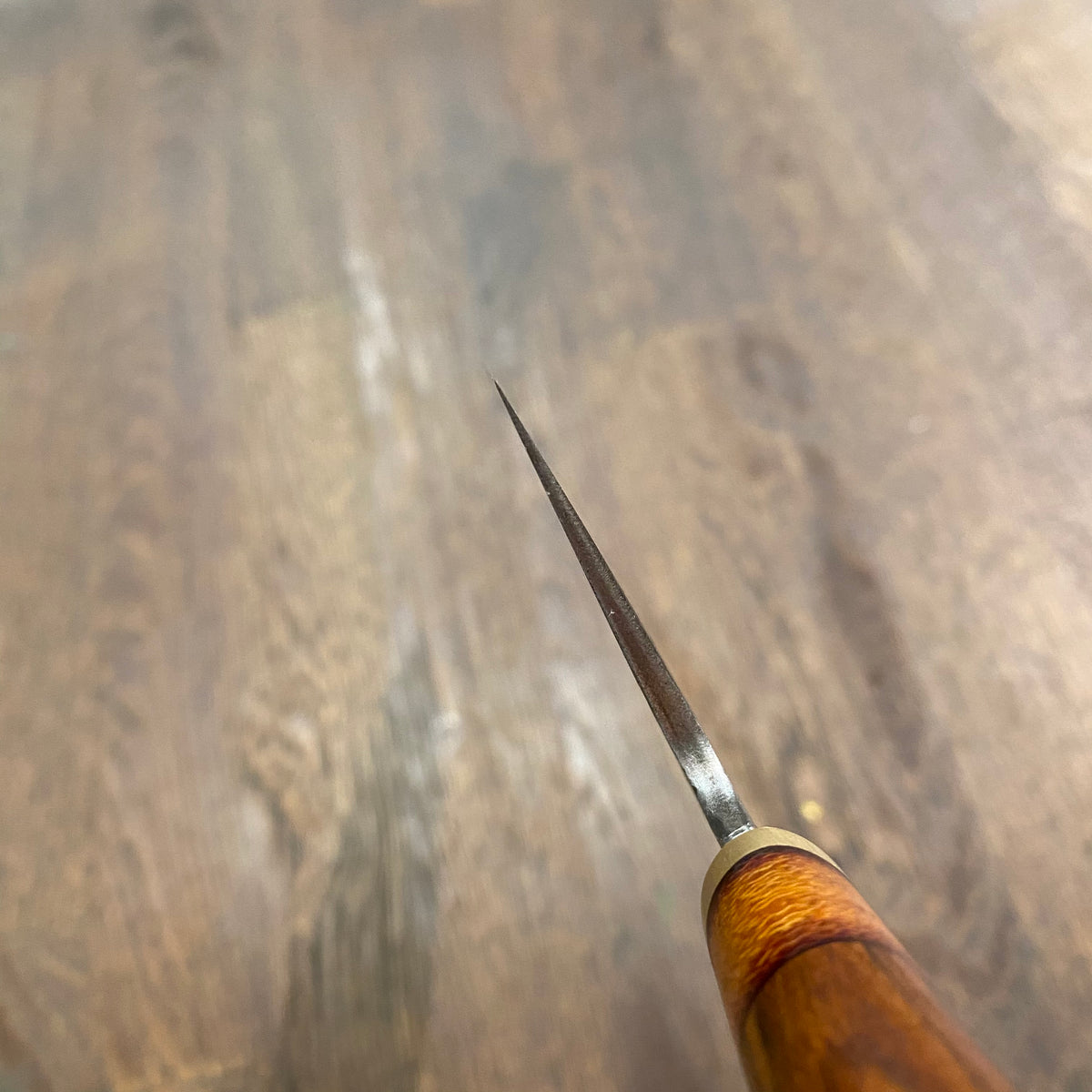 Astral Works 7.5” Chef Knife 52100 Carbon Steel 2 Tone Ironwood Oakland Ca.