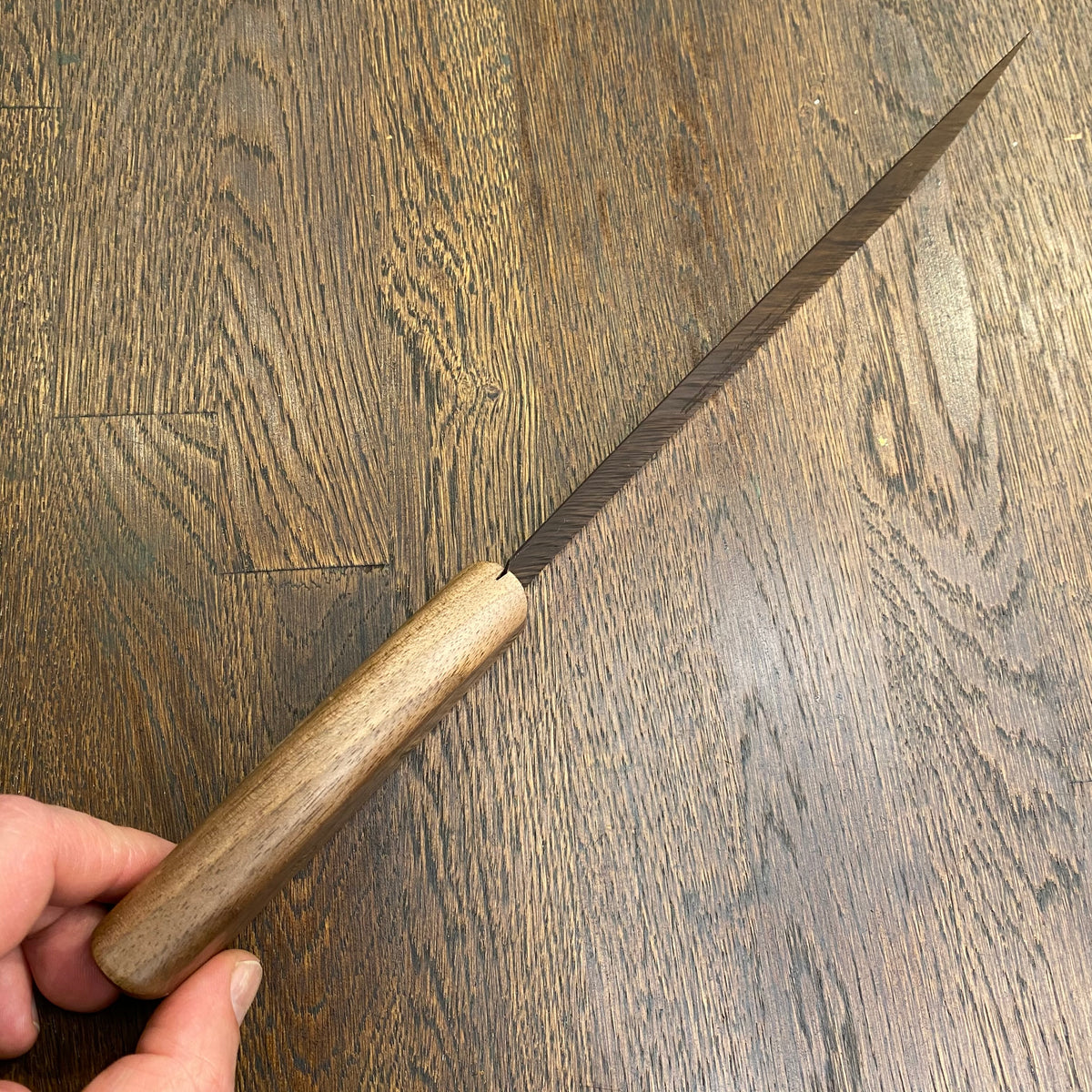 Friedr Herder 8” Boscher Knife Carbon Steel Walnut