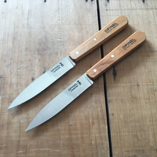 Opinel Paring knives, set of 2 N°102, carbon steel