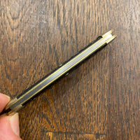 JW&S 3 1/8” Pen Carbon Blades Black Composite Scales