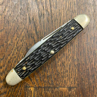 JW&S 3 1/8” Pen Carbon Blades Black Composite Scales