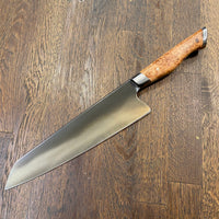 Steelport 8” Chef Knife 52100 Carbon Steel Stabilized Maple