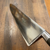 K Sabatier Jeune 14.25” Chef Knife Carbon Steel 1960’s