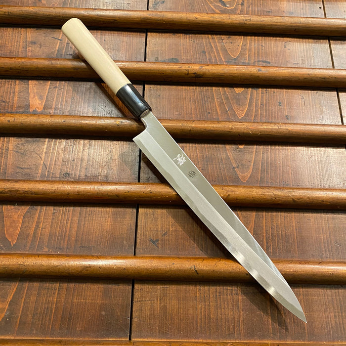 Sakai Kikumori Tomoshibi 240mm Yanagi Shirogami 2