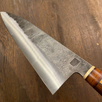 Astral Works 7.5” Chef Knife 52100 Carbon Steel 2 Tone Ironwood Oakland Ca.
