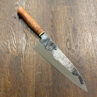 Astral Works 7.5” Chef Knife 52100 Carbon Steel Honduran Rosewood Oakland Ca. #1