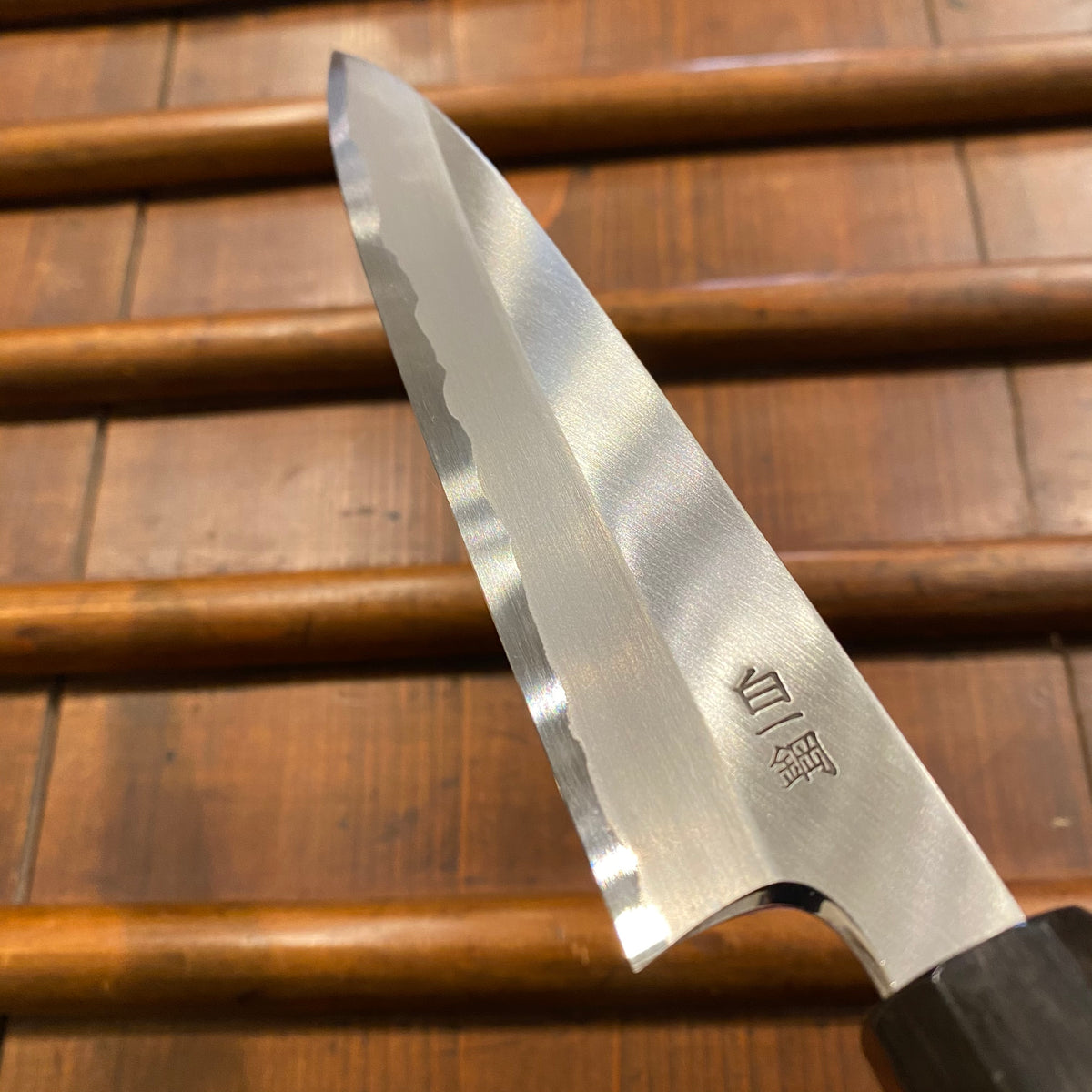 Hitohira Togashi 165mm Petty Stainless Clad Shirogami 1 Ho Handle