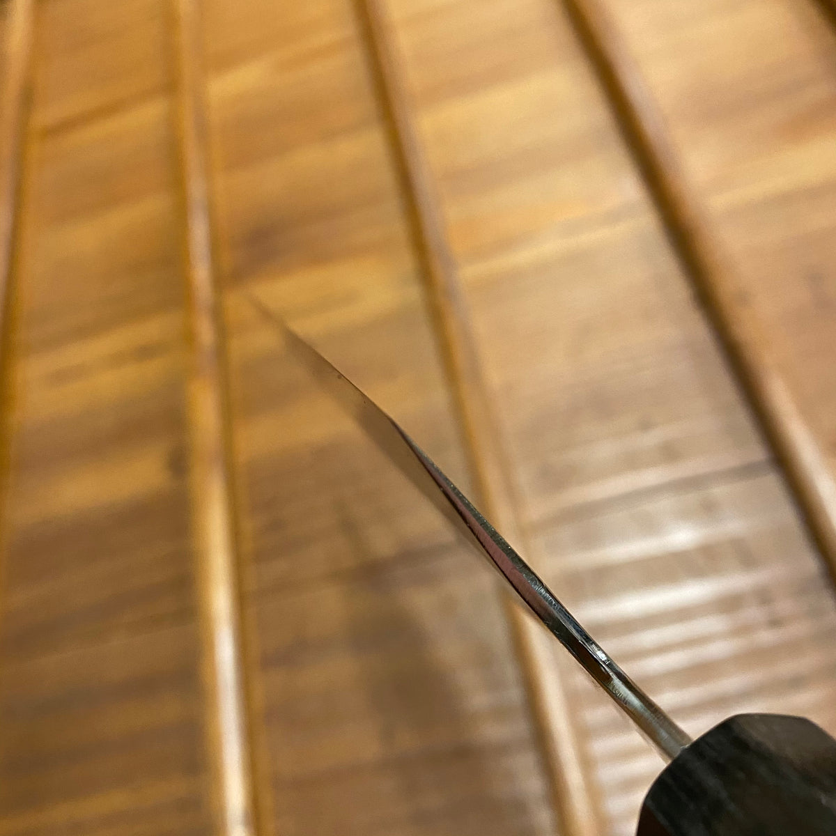 Hitohira Togashi 210mm Gyuto Stainless Clad Shirogami 1 Ho Handle