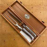 Fontenille Pataud Laguiole Carving Set Walnut