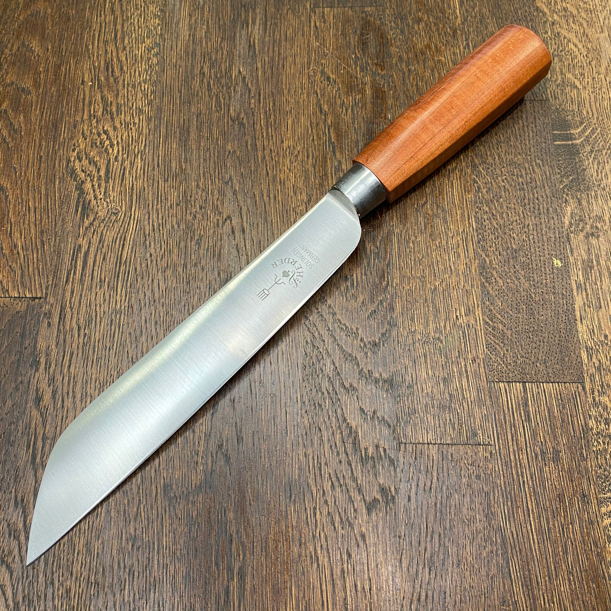 Friedr Herder 8” Old Netherlands Knife Boscher Carbon Steel Cherry