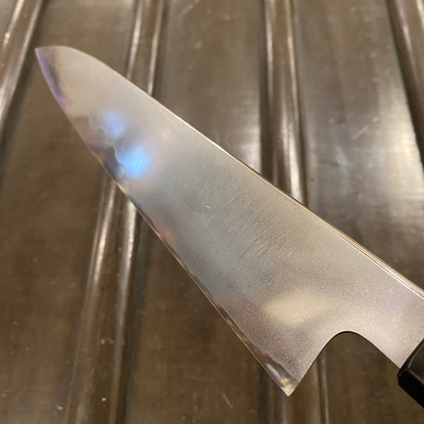 Takada no Hamono 210mm Gyuto Iron Clad Shirogami 2 Suiboku Finish Octagonal Ho & Horn Handle