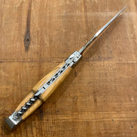 Fontenille Pataud Laguiole Picnic 12cm Pocket Knife Olive with Corkscrew