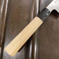 Takada no Hamono 210mm Gyuto Iron Clad Shirogami 2 Suiboku Finish Octagonal Ho & Horn Handle