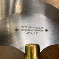 Friedr Herder 1/2 Moon Leather Knife Carbon Steel