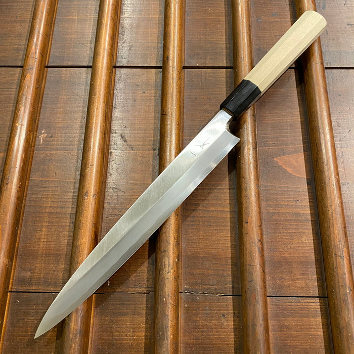 Hitohira Kikichiyo Manzo 270mm Yanagi Shirogami 3 Ho Wood - LEFTY