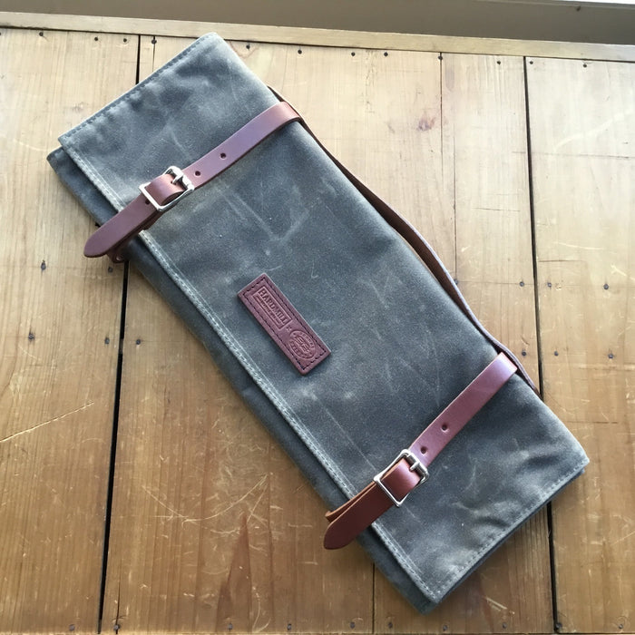 Hardmill Waxed Canvas Knife Roll