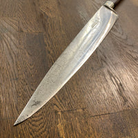 M Schlesinger Berlin 11.75” Chef Knife Carbon Steel 19th C?