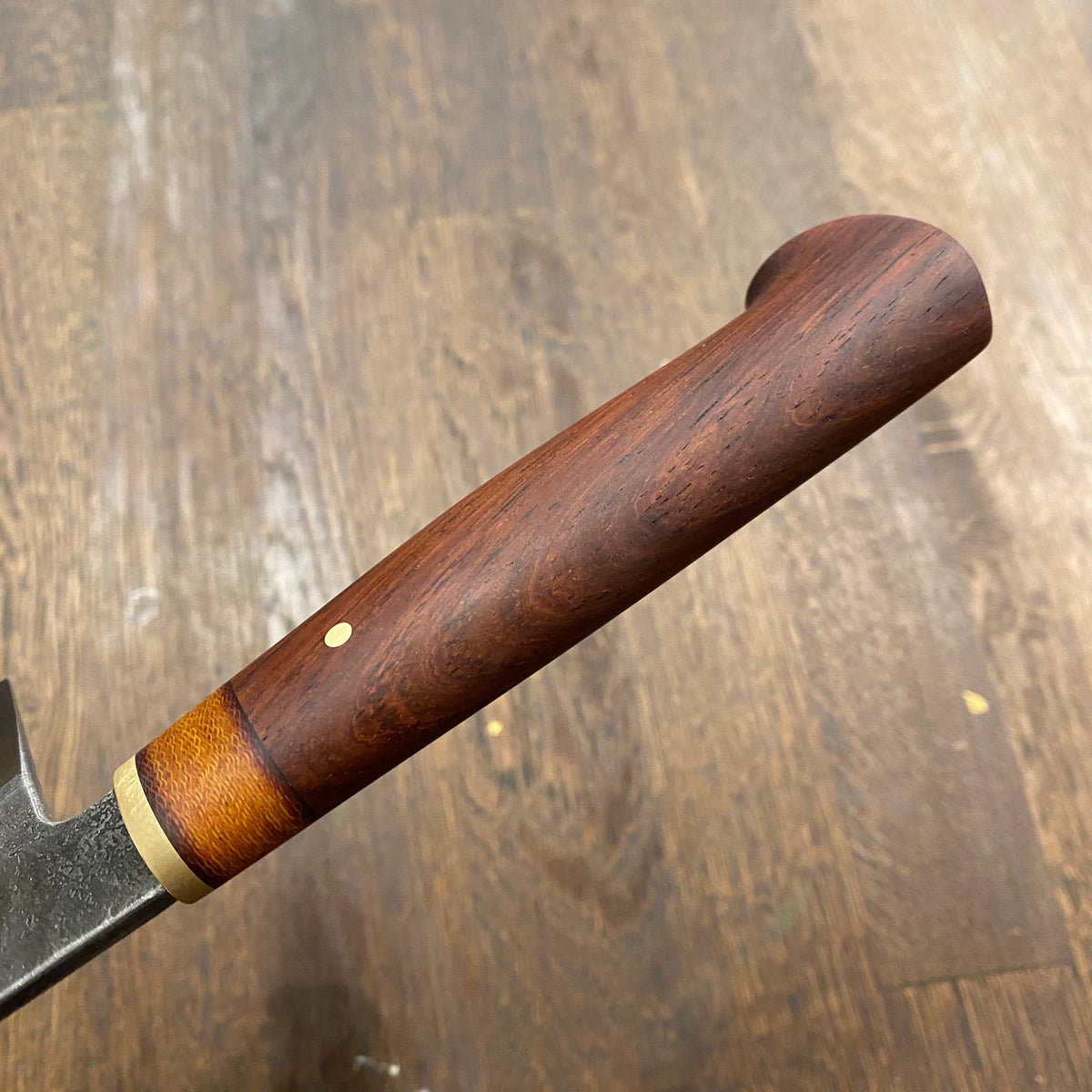 Astral Works 7.5” Chef Knife 52100 Carbon Steel 2 Honduran Rosewood Oakland Ca. #2