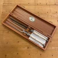 Fontenille Pataud Laguiole Carving Set Bone