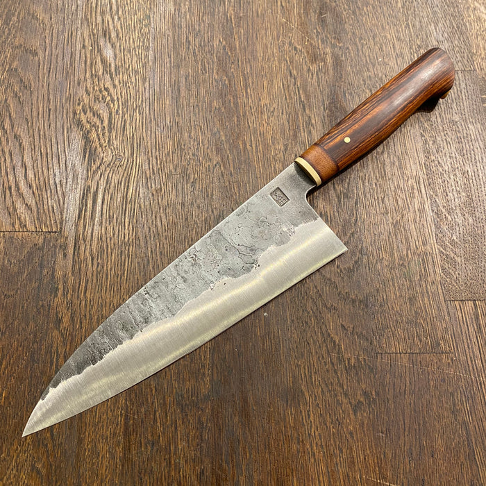 Astral Works 7.5” Chef Knife 52100 Carbon Steel Ironwood Oakland Ca.
