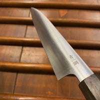 Takada no Hamono 150mm Petty Iron Clad Aogami 2 Tagayasan & Ebony Octagonal