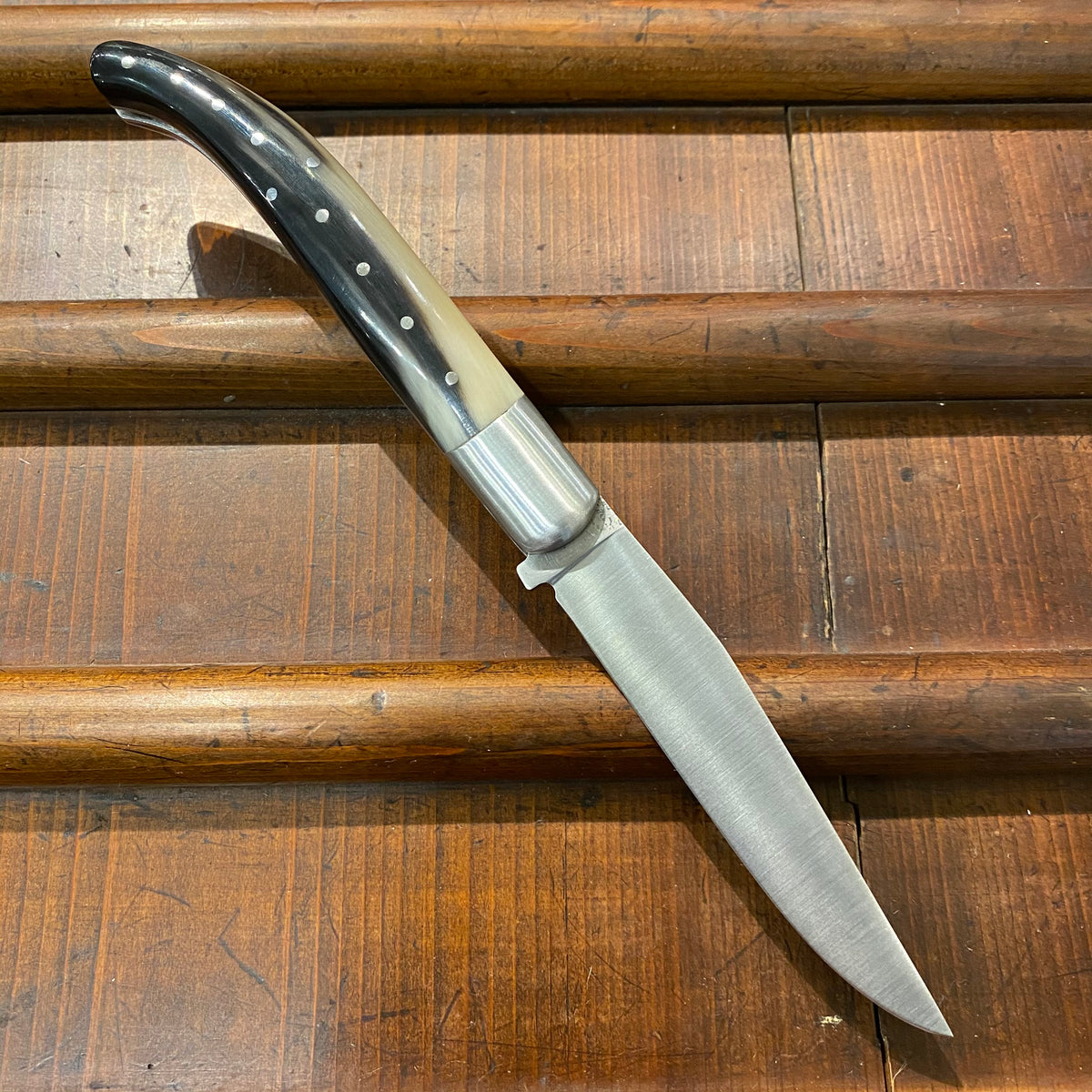 Fontenille Pataud Basque 12cm Pocket Knife Horn Tip